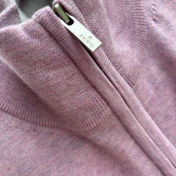 Ari8to 100% Marino Wool Mens Sweater Purple Size XL New With Tags - Picture 3 of 9